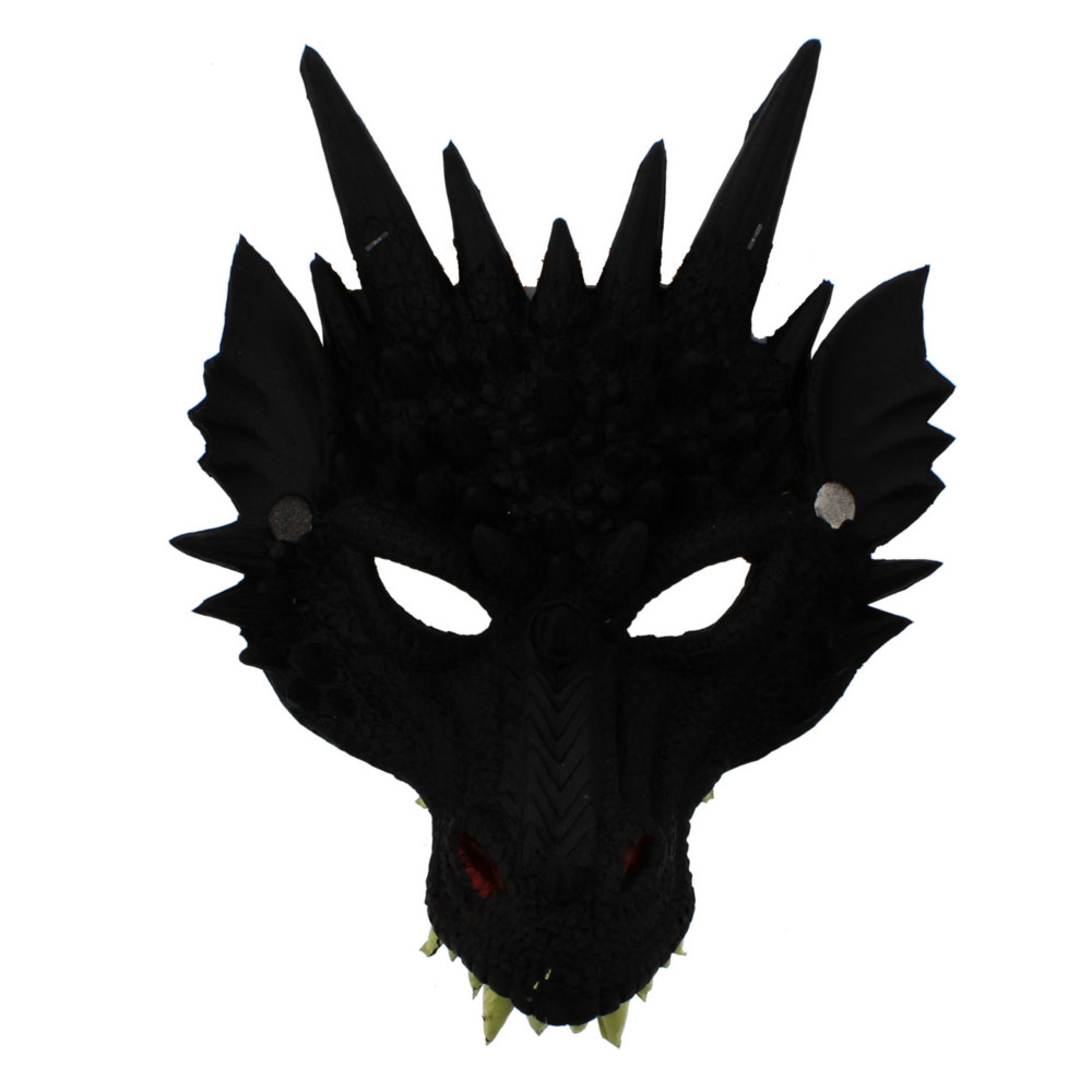 Zac's Alter Ego - Rubber dragon Masque - Noir